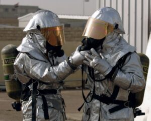 hazmat suit